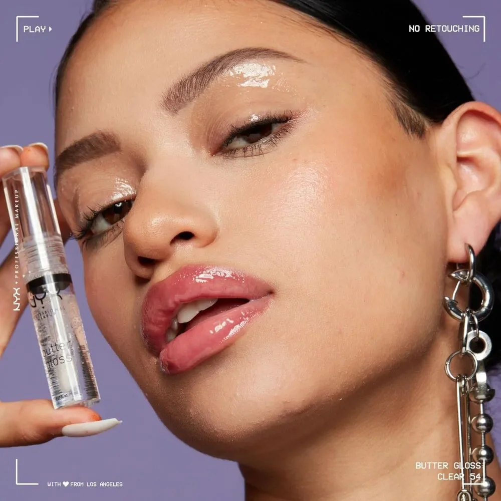 NYX Professional Makeup Clear Butter Non-Sticky Lip Gloss